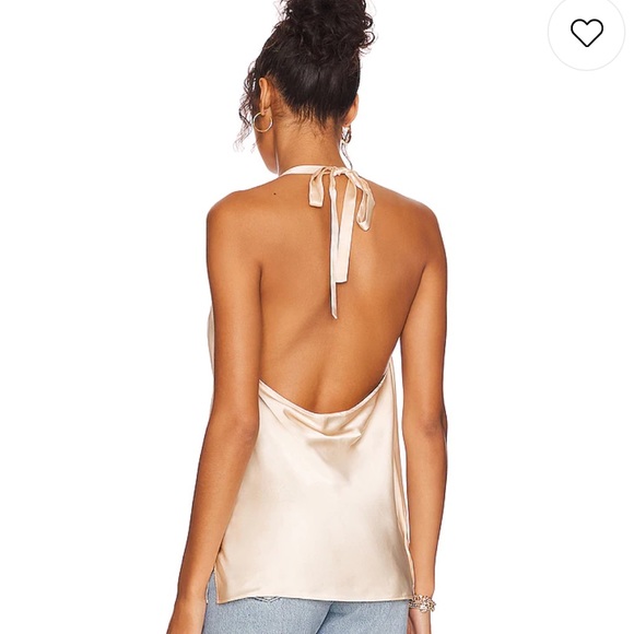 NWT Cami NYC 100% silk halter top in “shell” -XS corset bustier - Picture 5 of 6